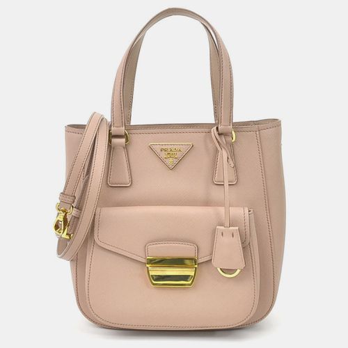 Saffiano Leather Metropolis Tote Bag - Prada - Modalova