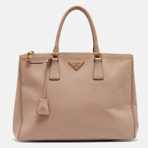 Light Saffiano Lux Leather Large Double Zip Tote - Prada - Modalova