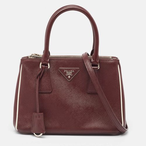 Saffiano Lux Leather Small Galleria Double Zip Tote - Prada - Modalova