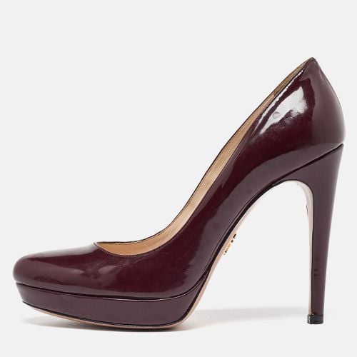 Patent Leather Platform Pumps Size 37 - Prada - Modalova