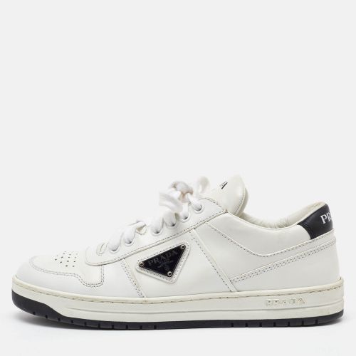 Leather Downtown Low Top Sneakers Size 38 - Prada - Modalova