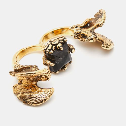 FInger Resinl Tone Ring Size 56 - Roberto Cavalli - Modalova