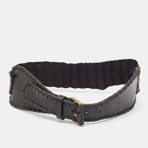 Crocodile Wide Buckle Belt 80CM - Roberto Cavalli - Modalova