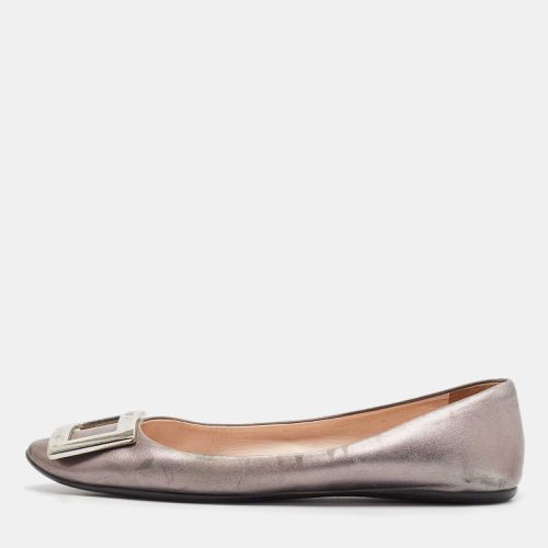 Leather Gommette Ballet Flats Size 39 - Roger Vivier - Modalova