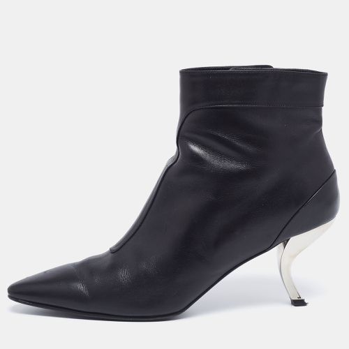 Leather Ankle Booties Size 38 - Roger Vivier - Modalova