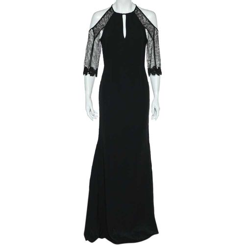 Crepe & Lace Paneled Carrington Gown M - Roland Mouret - Modalova