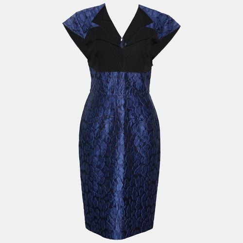 Mirah Jacquard Cotton Silk Midi Dress S - Roland Mouret - Modalova