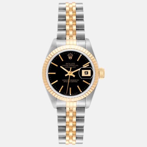 Datejust Steel Yellow Gold Dial Ladies Watch 69173 26 mm - Rolex - Modalova