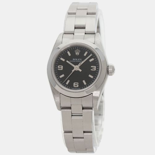 Stainless Steel Oyster Perpetual Automatic Women's Wristwatch 24 mm - Rolex - Modalova