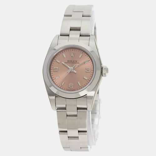 Stainless Steel Oyster Perpetual 76080 Quartz Women's Wristwatch 24 mm - Rolex - Modalova