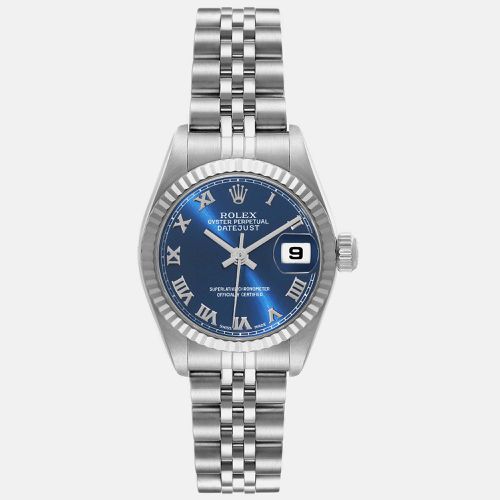 Datejust Dial White Gold Steel Ladies Watch 26.0 mm - Rolex - Modalova