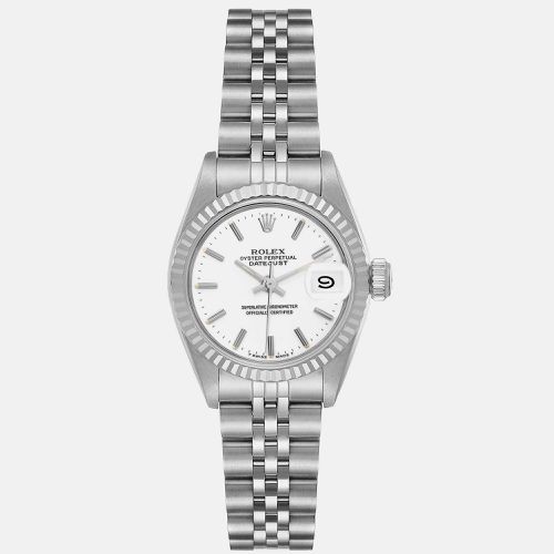 Datejust Steel Gold Fluted Bezel Ladies Watch 26 mm - Rolex - Modalova