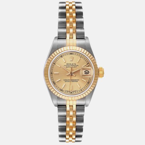 Datejust Steel Yellow Ladies Watch 26.0 mm - Rolex - Modalova