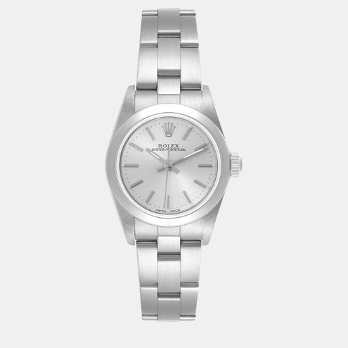 Oyster Perpetual Non-Date Dial Steel Ladies Watch 76080 24 mm - Rolex - Modalova