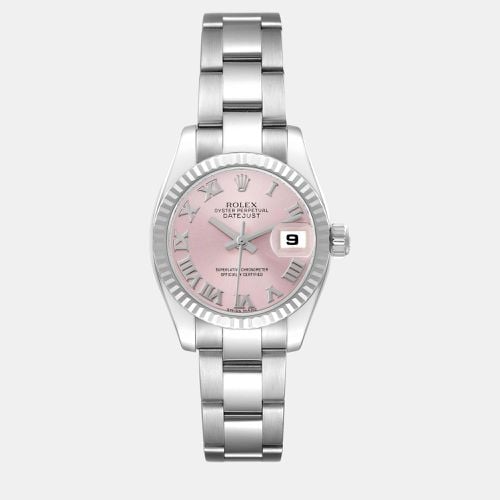 Datejust Steel White Gold Roman Dial Ladies Watch 26.0 mm - Rolex - Modalova