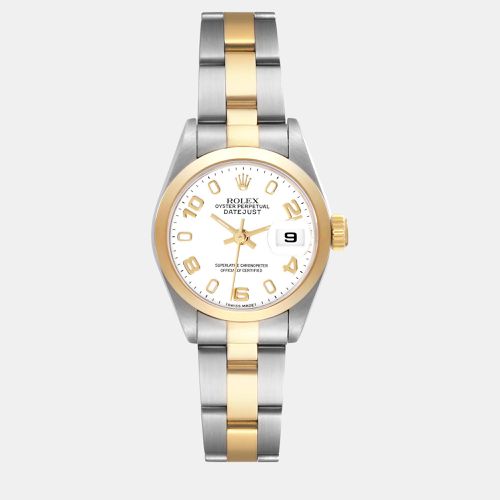 Datejust Steel Yellow Gold Dial Ladies Watch 26.0 mm - Rolex - Modalova