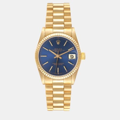 President Datejust Midsize Dial Yellow Gold Ladies Watch 31.0 mm - Rolex - Modalova