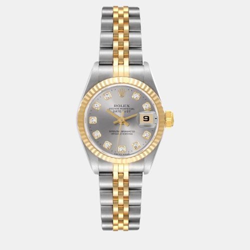 Datejust Roman Dial Steel Yellow Gold Ladies Watch 69173 26 mm - Rolex - Modalova