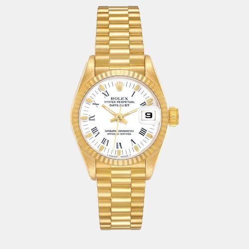 Datejust President Yellow Gold Dial Ladies Watch 69178 26 mm - Rolex - Modalova