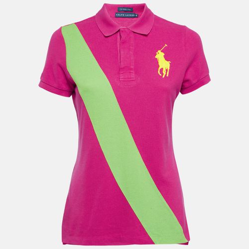 Striped Cotton Pique Polo T-Shirt M - Ralph Lauren - Modalova