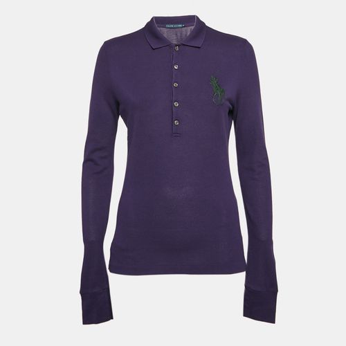 Polo Cotton Pique Long Sleeve Polo T-Shirt M - Ralph Lauren - Modalova