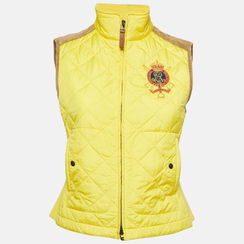 Suede Trim Synthetic Quilted Vest S - Ralph Lauren - Modalova