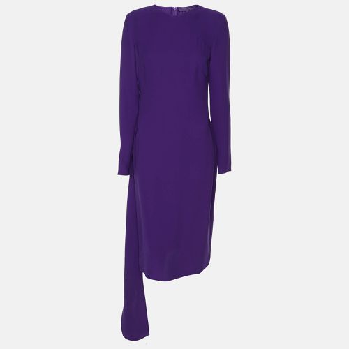 Silk Belted Midi Dress M - Ralph Lauren - Modalova