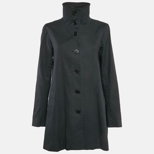 Cotton Single Breasted High Neck Coat M - Ralph Lauren - Modalova