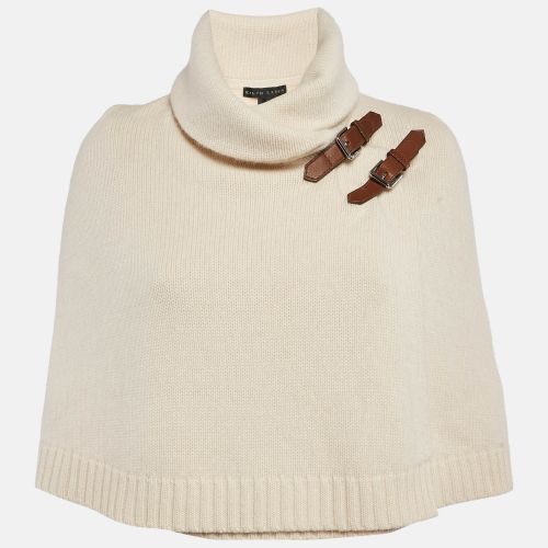 Wool Knit Buckle Detail Cape S - Ralph Lauren - Modalova