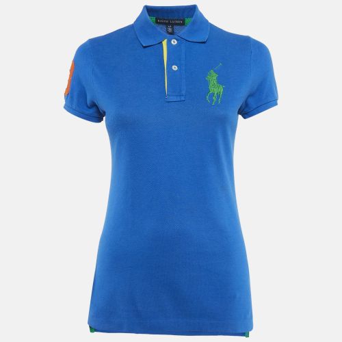 Logo Embroidered Cotton Pique Polo T-Shirt S - Ralph Lauren - Modalova