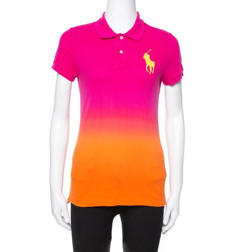 Ombre Cotton Pique Skinny Polo T-Shirt M - Ralph Lauren - Modalova