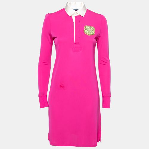 Jersey Embroidered Long Sleeve Dress S - Ralph Lauren - Modalova