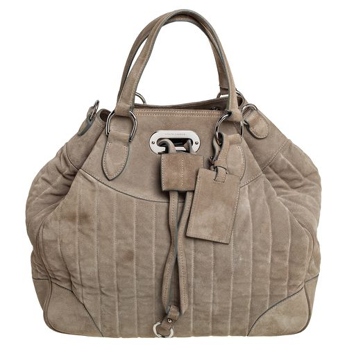 Suede Drawstring Tote - Ralph Lauren - Modalova