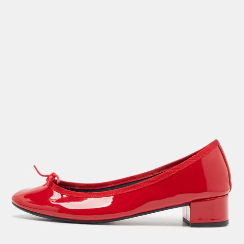 Patent Leather Block Heel Pumps Size 37 - Repetto - Modalova