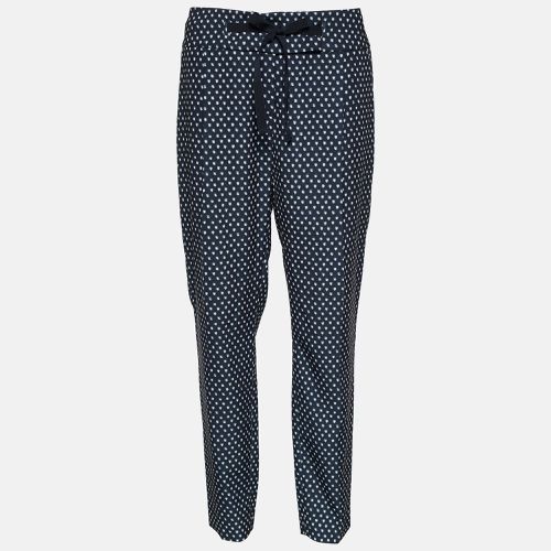 Dot Print Crepe Tapered Trousers M - Weekend Max Mara - Modalova