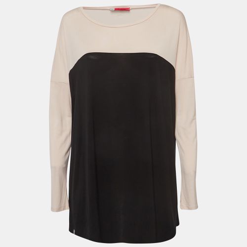 Black Colorblocked Jersey Top M - Weekend Max Mara - Modalova