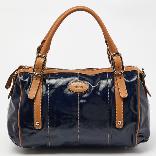 Tod’s /BrownCoated Canvas and Leather G-Bag Easy Sacca Satchel - Tod's - Modalova