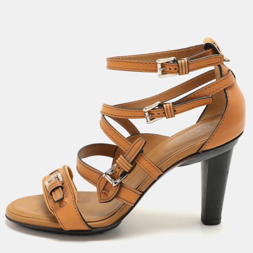 Leather Ankle Strap Sandals Size 39 - Tod's - Modalova