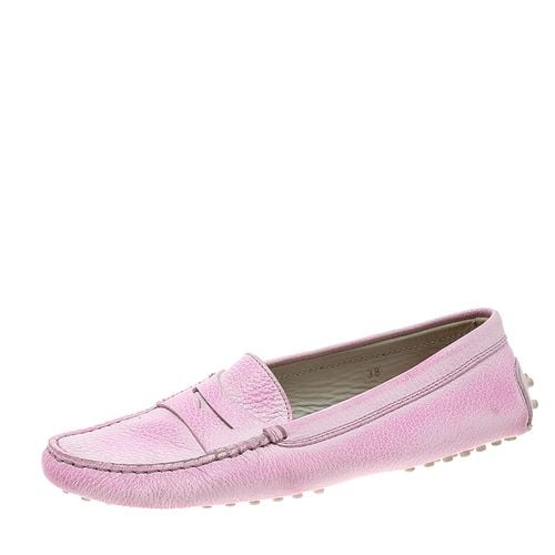 Fluorescent Shaded Leather Penny Loafers Size 38 - Tod's - Modalova