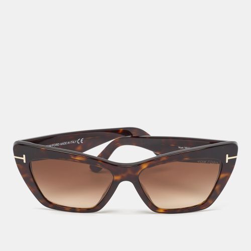 Tortoise TF871 Wyatt Cat Eye Sunglasses - Tom Ford - Modalova