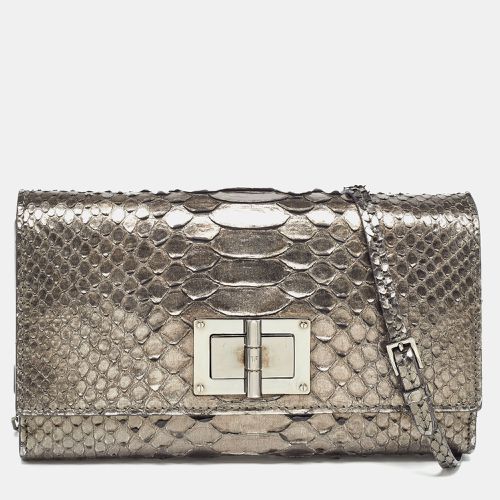 Metallic Python Chain Clutch - Tom Ford - Modalova