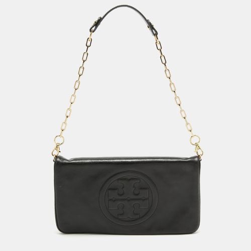 Leather Reva Chain Flap Bag - Tory Burch - Modalova