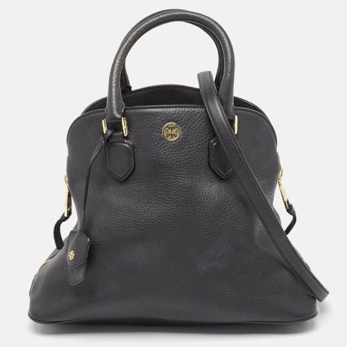 Pebbled Leather Side Zip Satchel - Tory Burch - Modalova