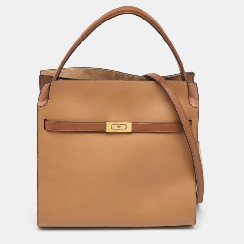 Leather Lee Radziwill Double Bag - Tory Burch - Modalova