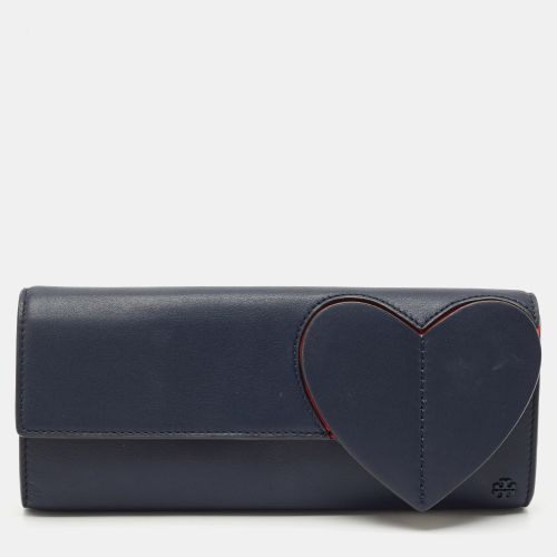 Leather Heart Clutch - Tory Burch - Modalova
