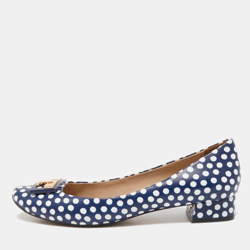 Blue/white Leather Gigi Pumps Size 38.5 - Tory Burch - Modalova