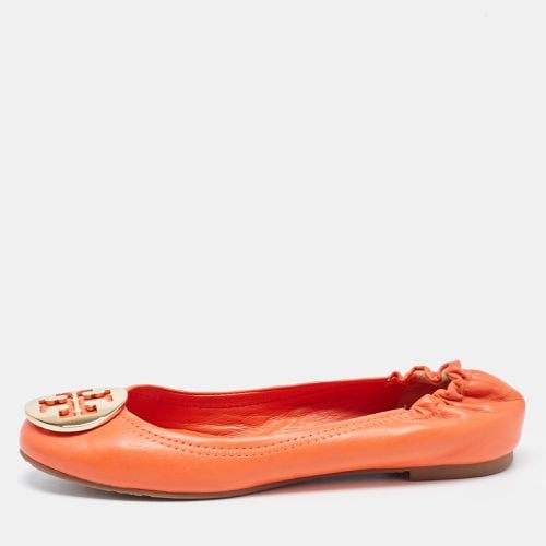 Leather Minnie Scrunch Ballet Flats Size 36.5 - Tory Burch - Modalova