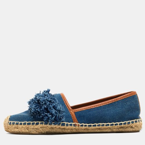 Denim Shaw Espadrille Flats Size 38 - Tory Burch - Modalova