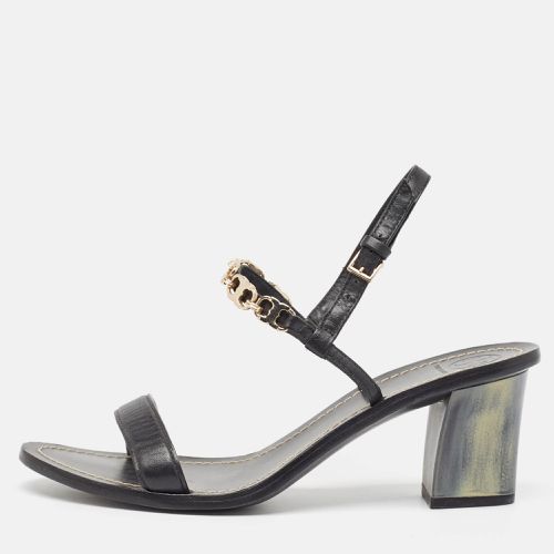 Leather Slingback Sandals Size 39.5 - Tory Burch - Modalova