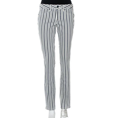 Blue Striped Denim Marlien Leggings M - Tory Burch - Modalova